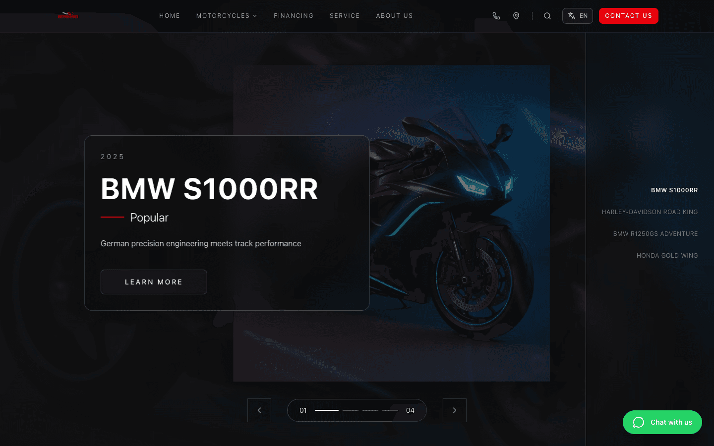 Motorcycle Showroom